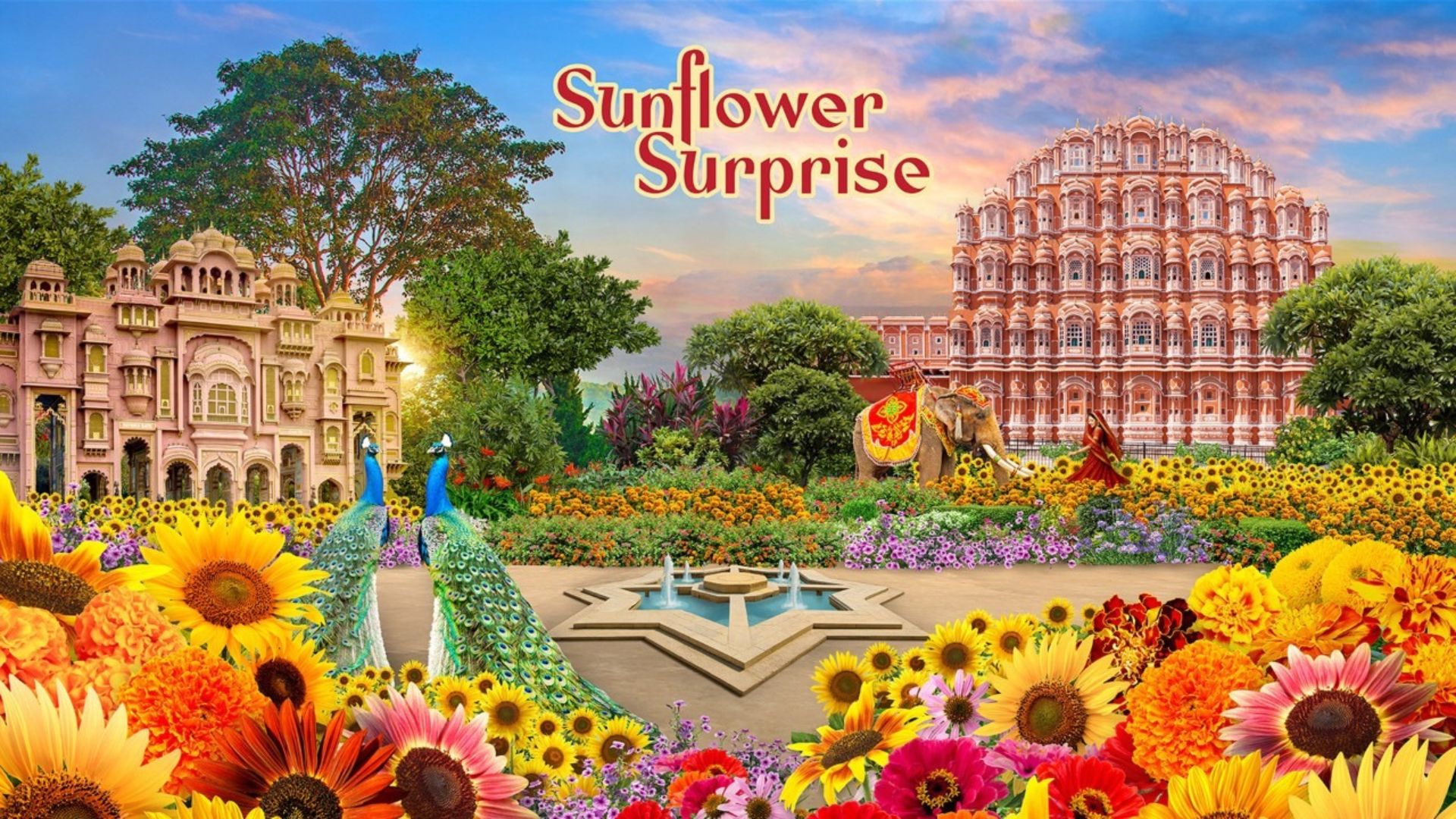 Sunflower Surprise at Gardens by the Bay
